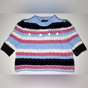 Cider Striped Crew Neck Sweater